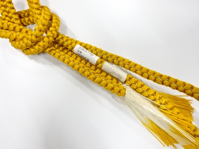 未使用品　正絹　手組帯締め